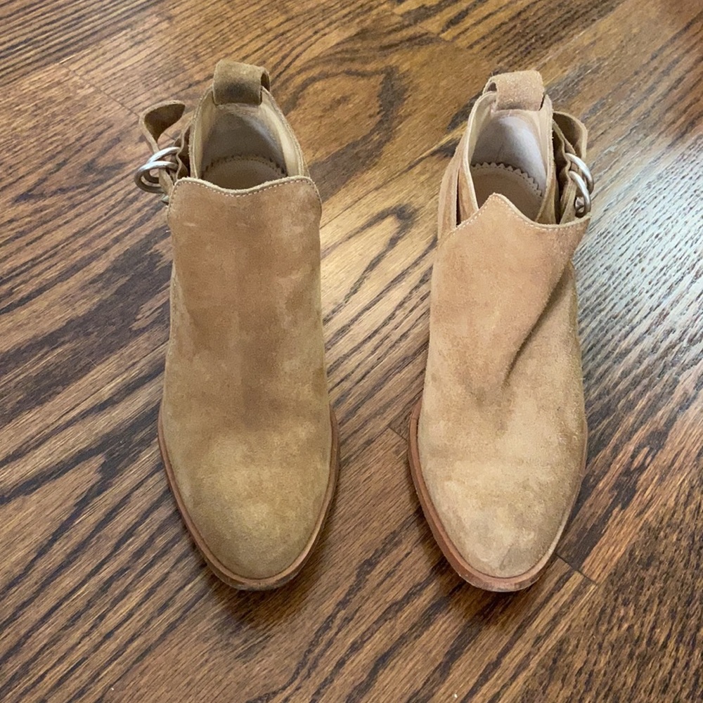 Rag & Bone tan suede ankle boots sz 5
